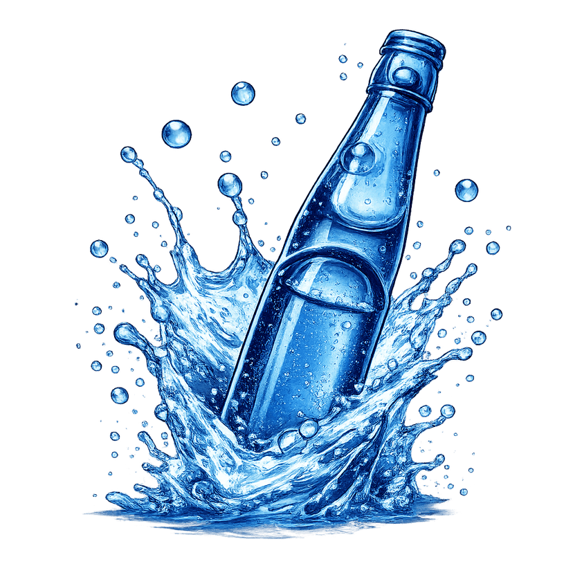 SodaSplash goli soda bottle showcase